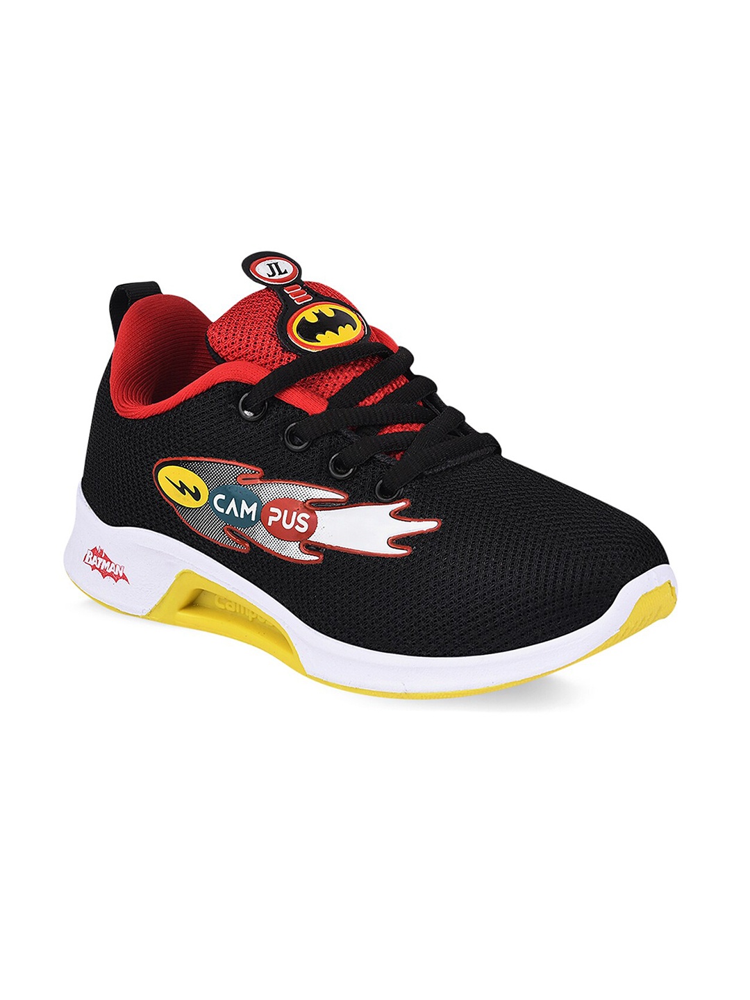 

Campus Unisex Kids Black Mesh Running Shoes