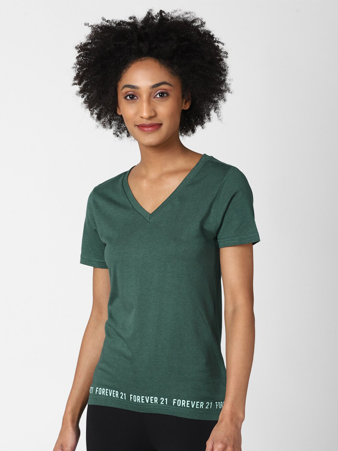 

FOREVER 21 Green Knit Top