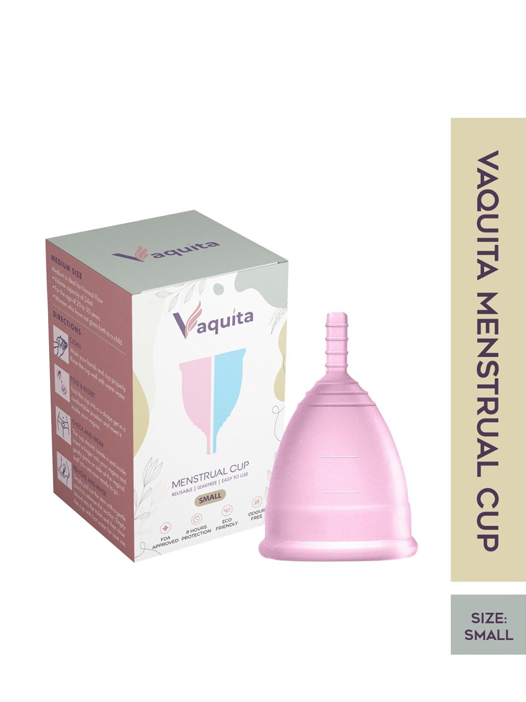 

VAQUITA Women Pink Small Menstural Cup