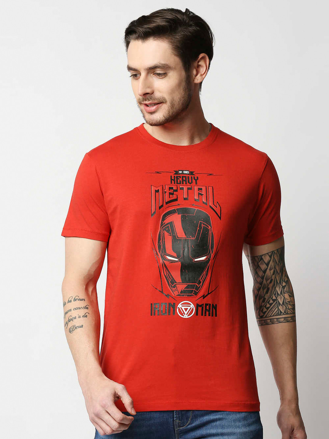 

Pepe Jeans Men Red Printed T-shirt