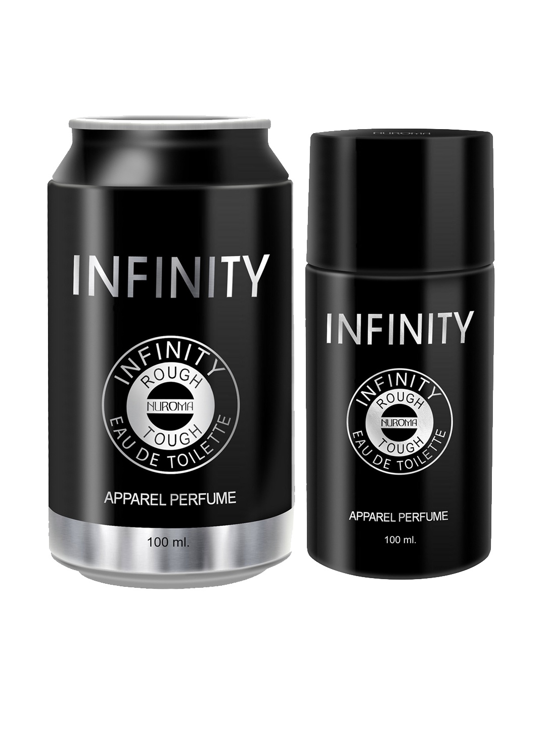 

NUROMA Infinity Rough Tough Eau De Toilette 100 ml, Black