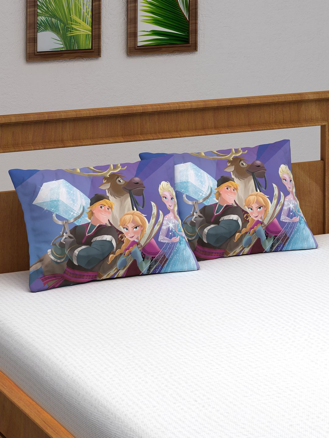 

Disney Kids Pack of 2 Frozen Printed Pillow Covers, Multi
