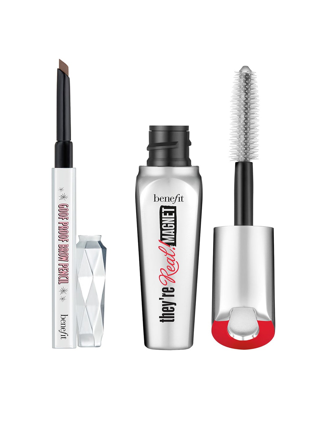

Benefits Cosmetics Pack of Lifting-Lengthening Mascara & Mini Goof Proof Eyebrow Pencil, Black
