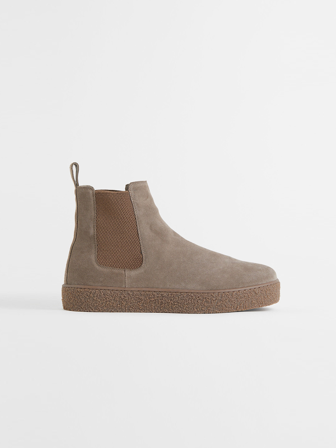 

H&M Men Beige Suede Chelsea Boots