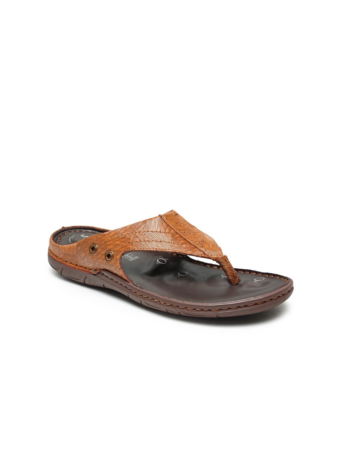

VON WELLX GERMANY Men Tan & Brown Solid Thong Flip Flops