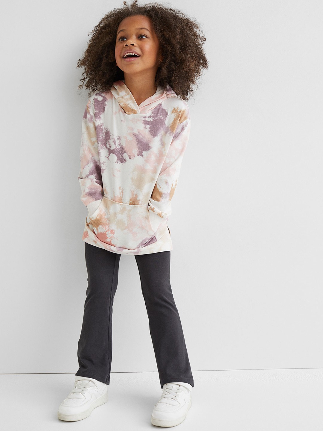 

H&M Girls Grey 2-Piece Hoodie & Leggings Set