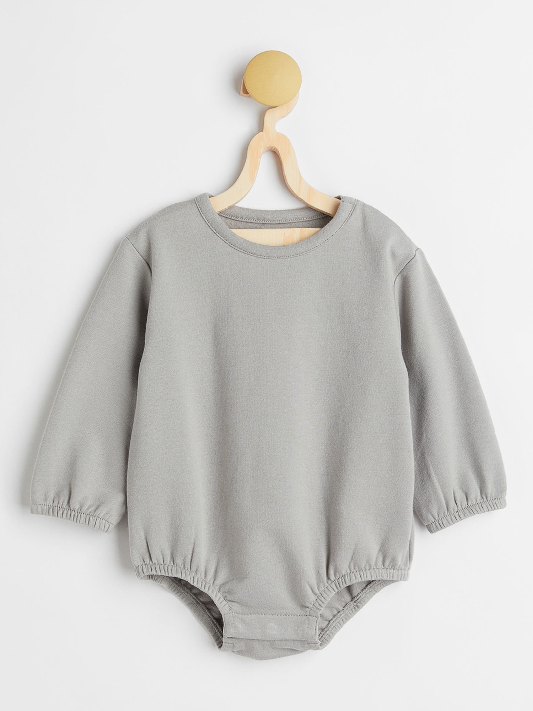 

H&M Boys Grey Cotton Sweatshirt Bodysuit