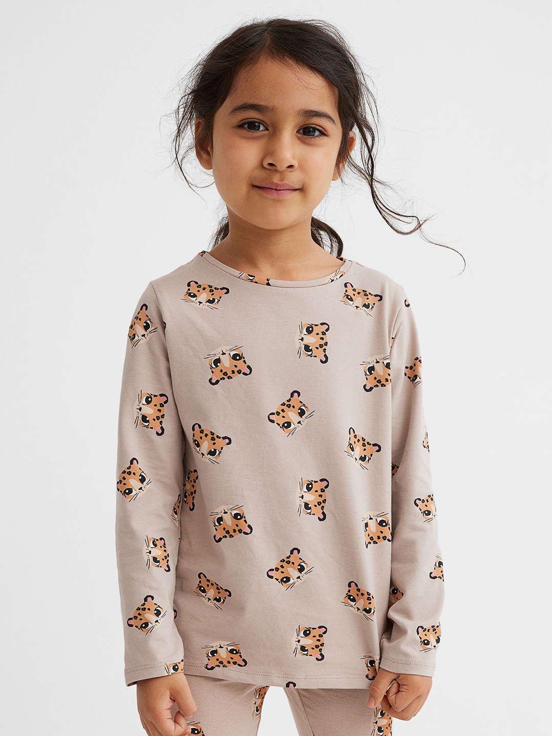 

H&M Girls Grey & Pink 5-Pack Jersey Tops