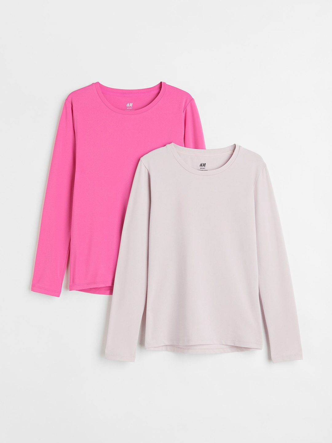 

H&M Pack of 2 Pink & Beige Solid Top
