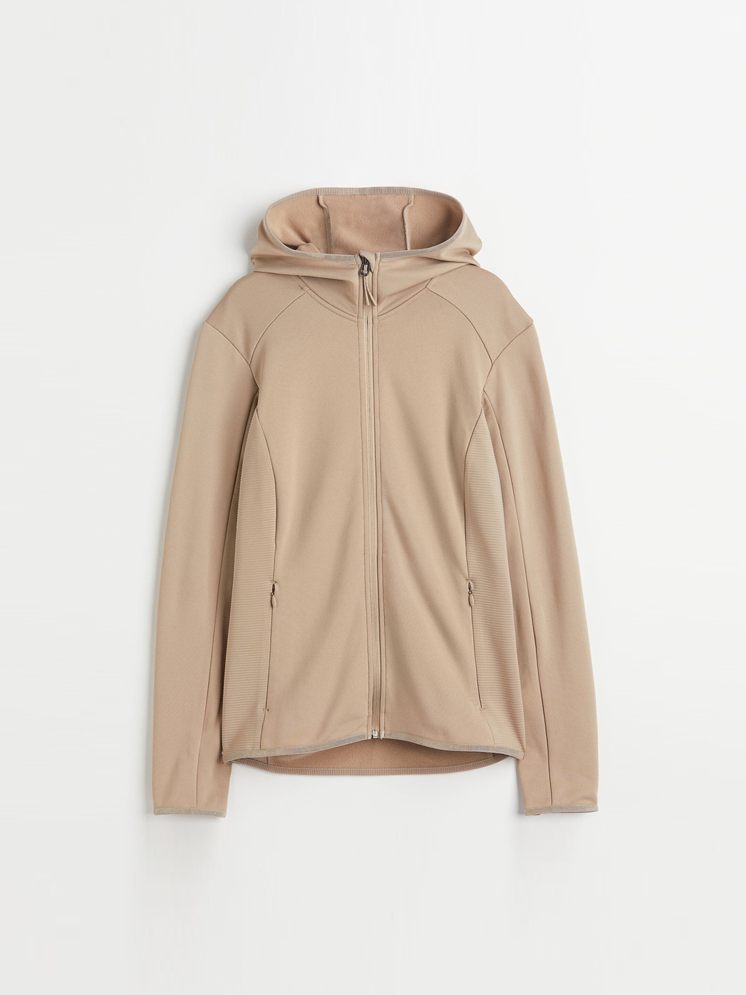 

H&M Women Beige Hooded Outdoor Jacket