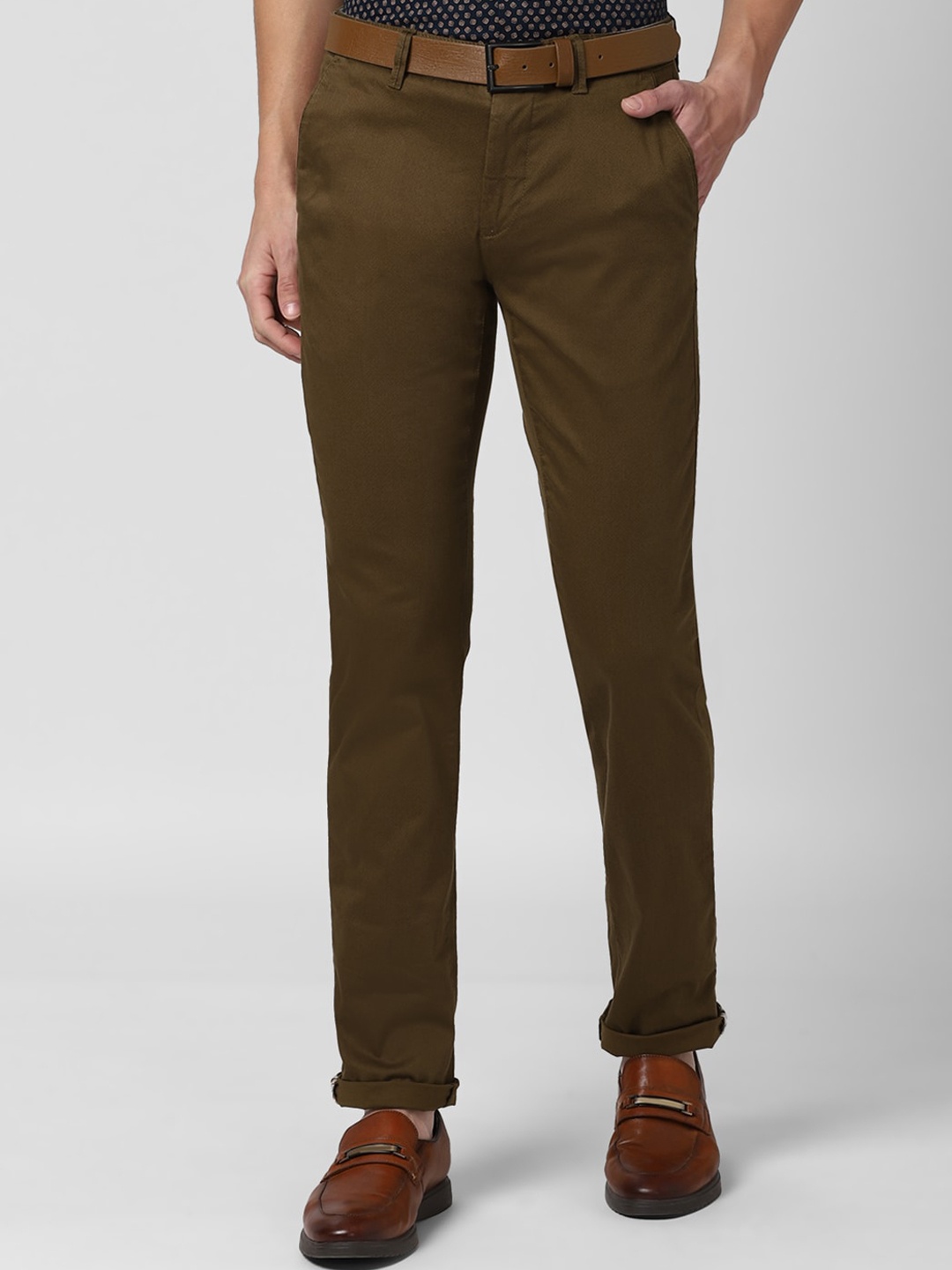 

Van Heusen Sport Men Brown Slim Fit Trousers