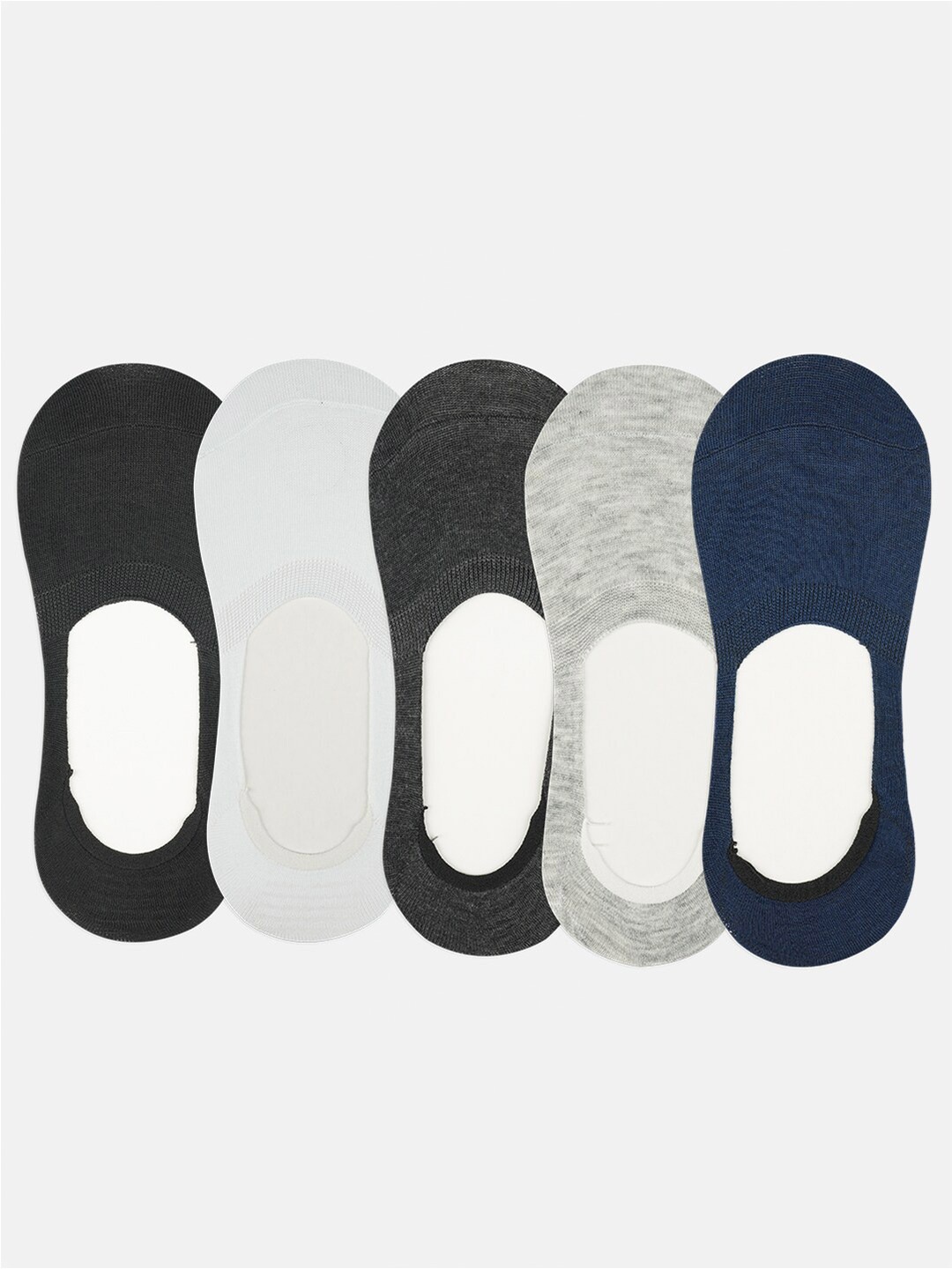 

SECRETS BY ZEROKAATA Unisex Pack Of 5 Assorted Shoe Liners