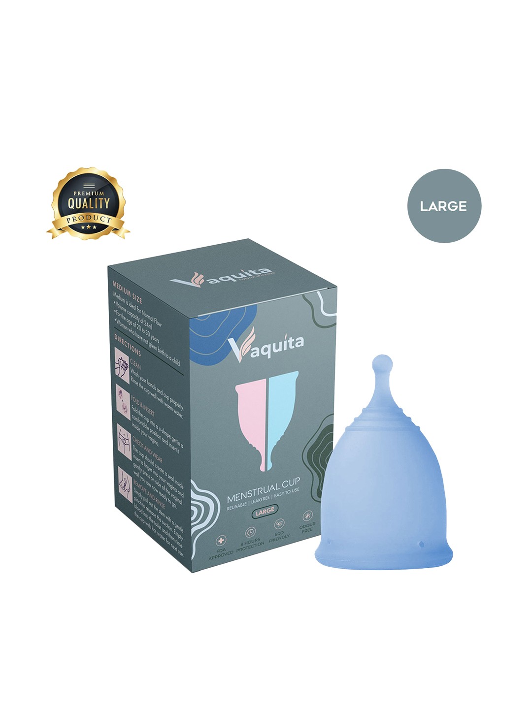 

VAQUITA Pink Menstrual Cups