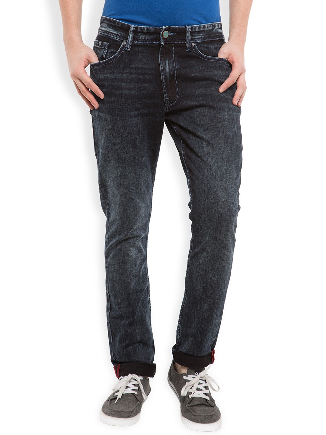 

LOCOMOTIVE Men Blue Dragon Fit Stretchable Jeans