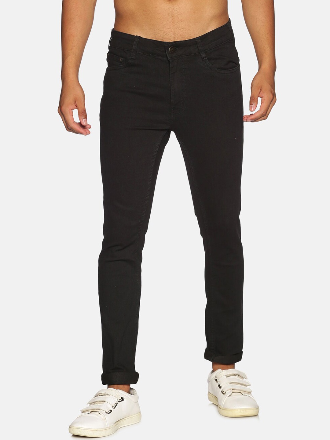 

IMPACKT Men Black Solid Slim Fit Stretchable Jeans