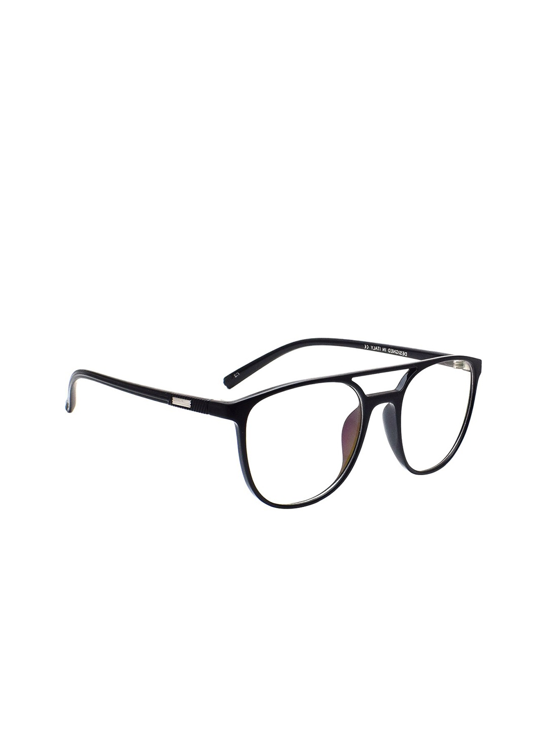 

Peter Jones Eyewear Unisex Black Full Rim Square Frames 1813B