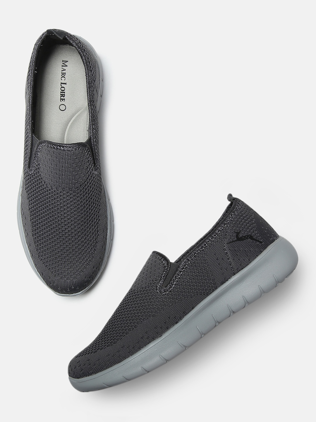 

Marc Loire Women Grey Woven Design Slip-On Sneakers