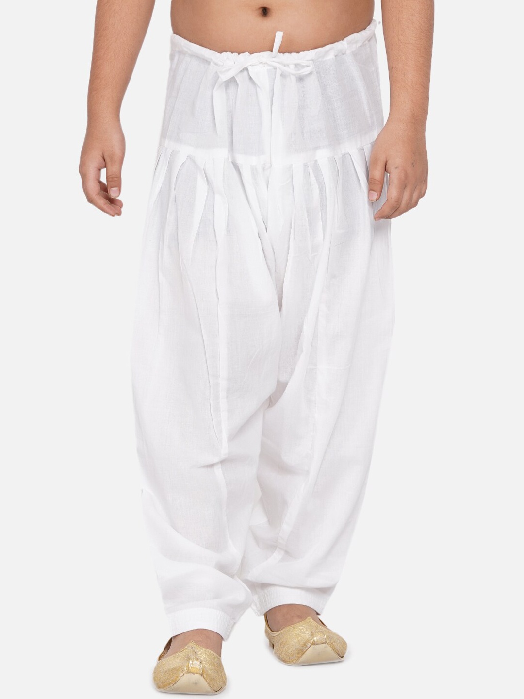 

titliyan Boys White Solid Salwar