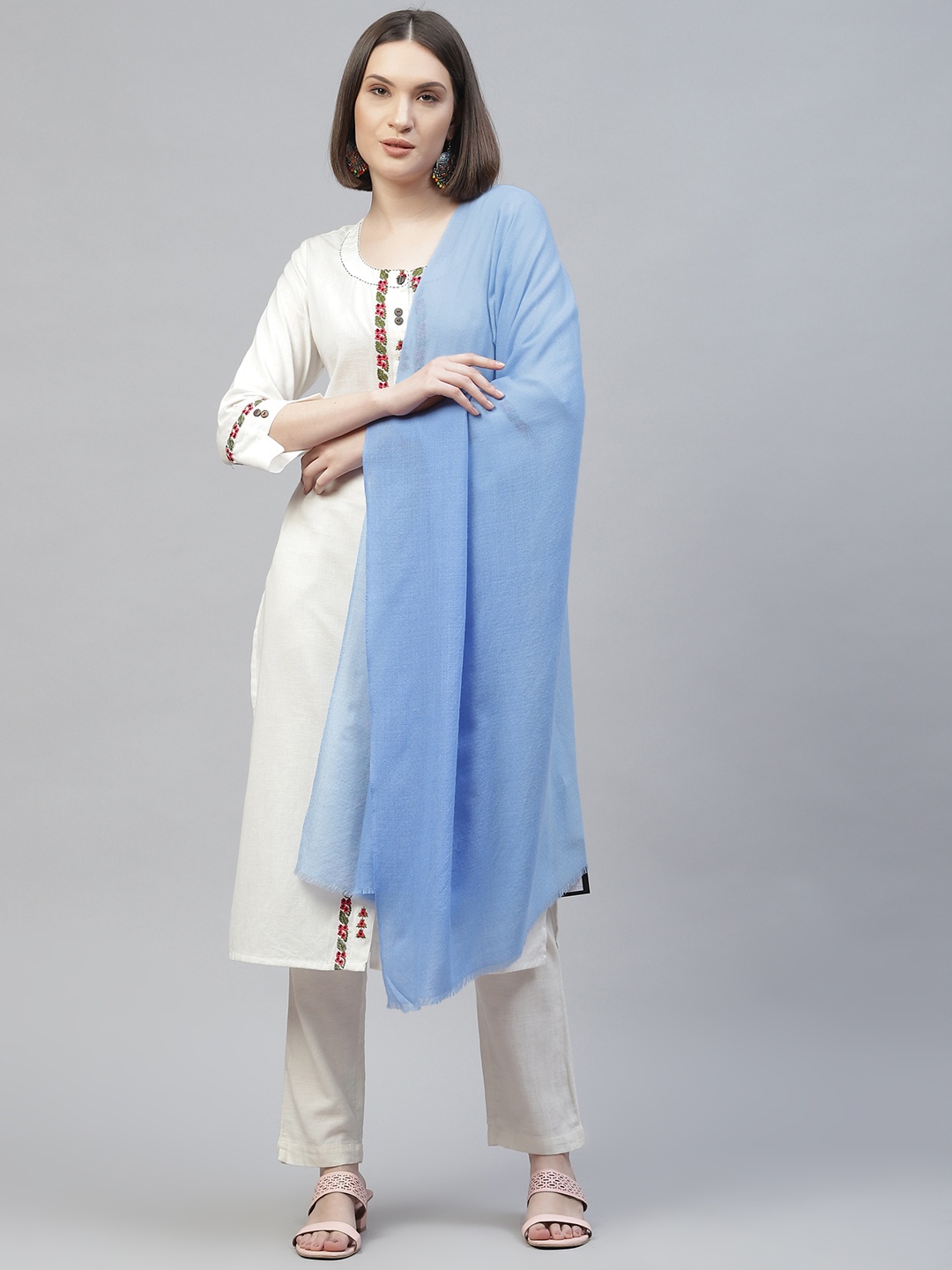

MODARTA Blue Ombre Woolen Stole