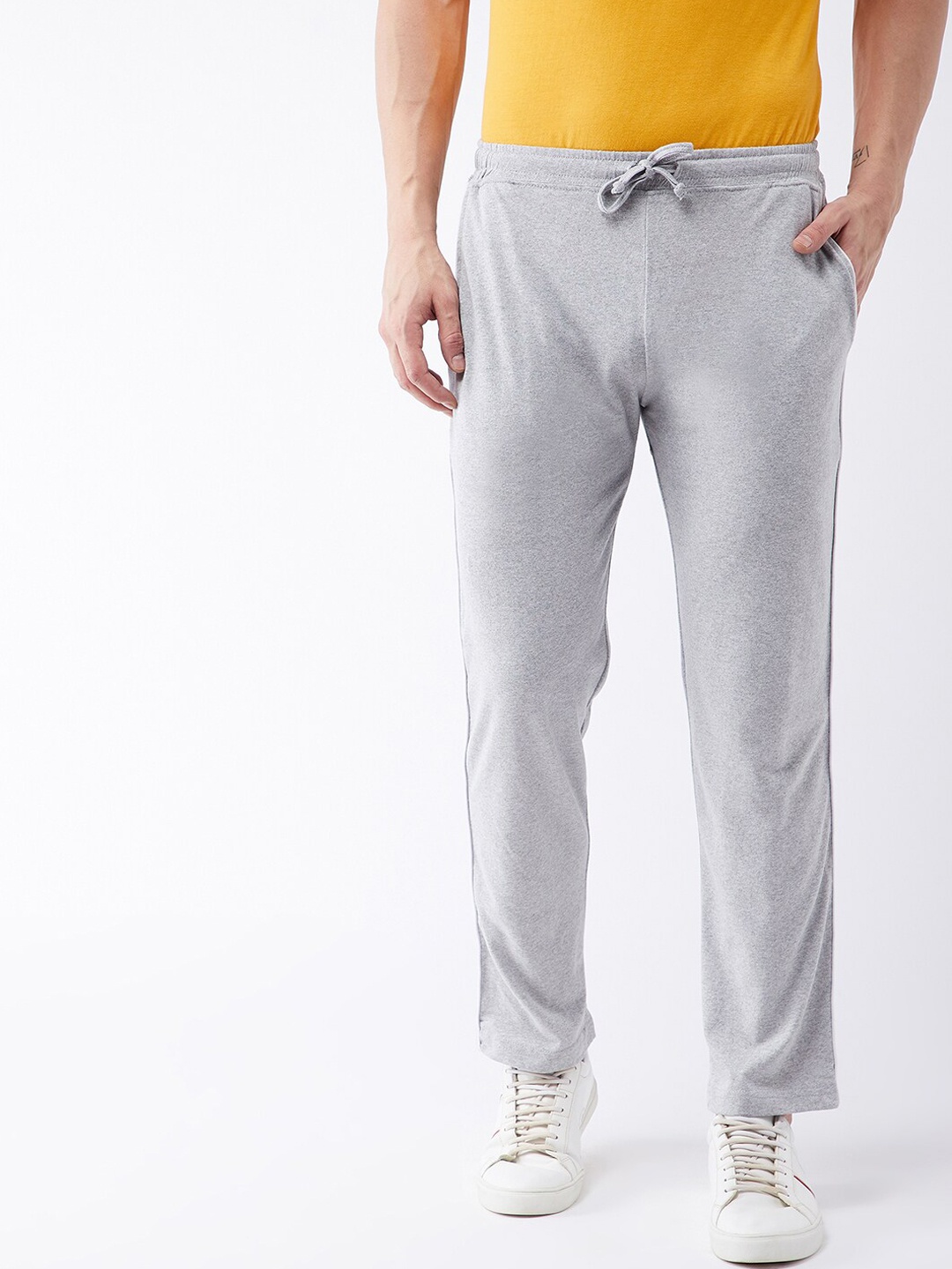 

GRITSTONES Men Grey Track Pants