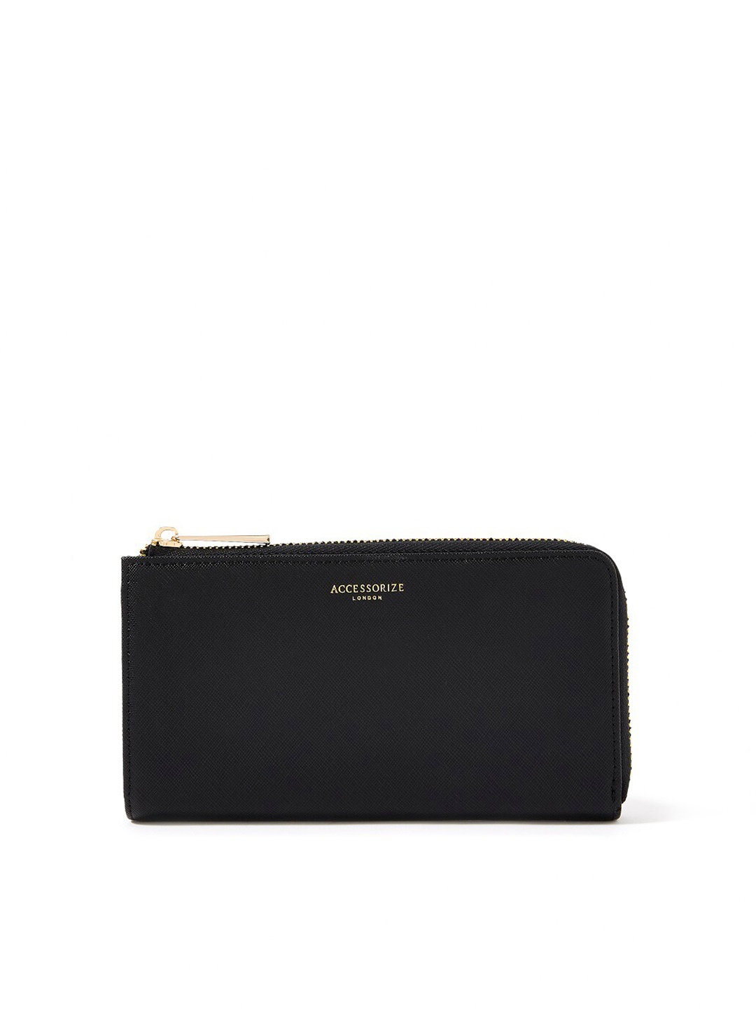 

Accessorize London Women Black Zip Around Wallet