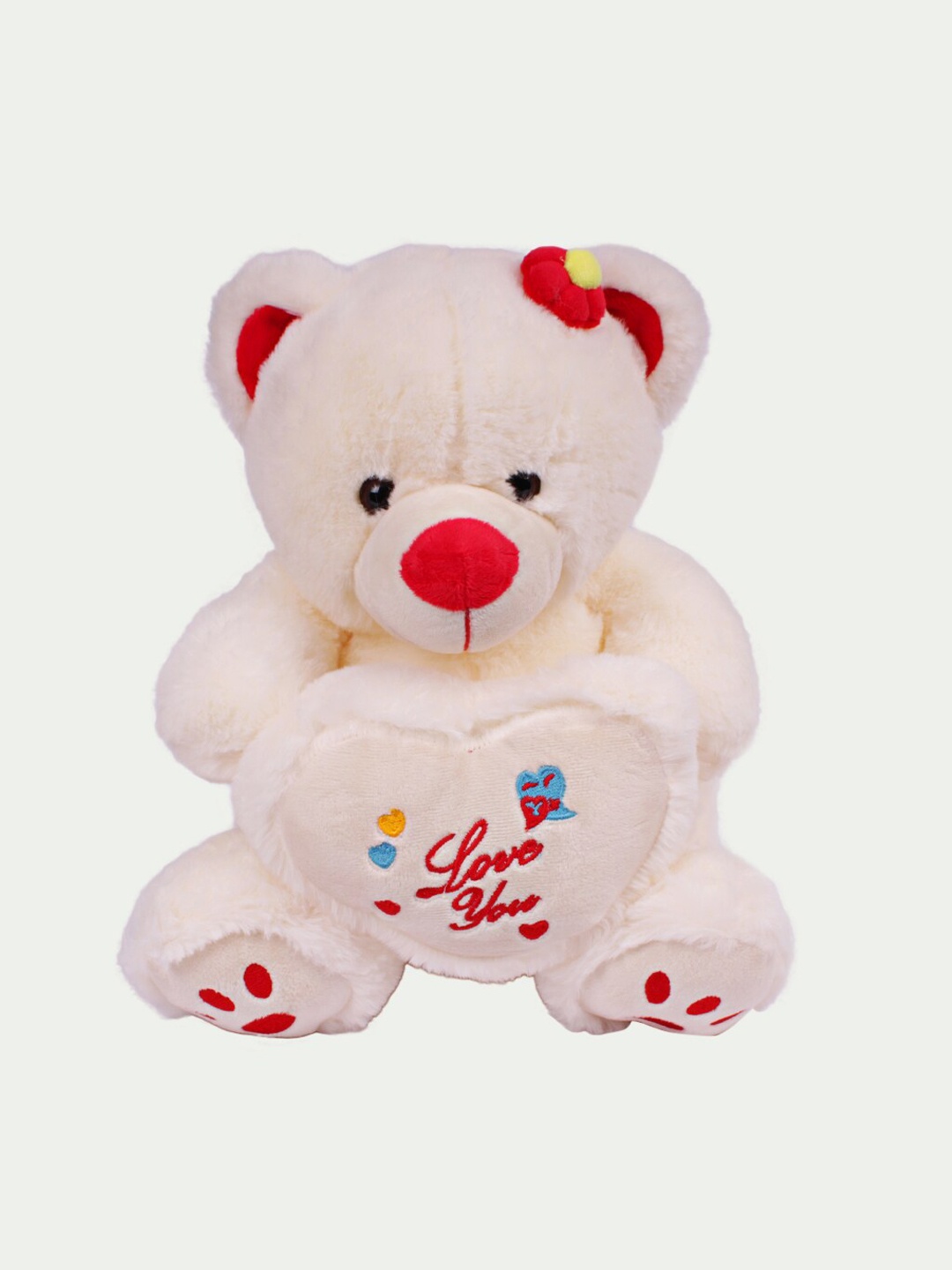 

DukieKooky Kids Cream Teddy Bear with Heart