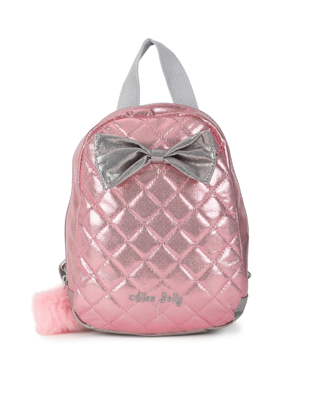 

Allen Solly Junior Girls Pink & Grey Backpack