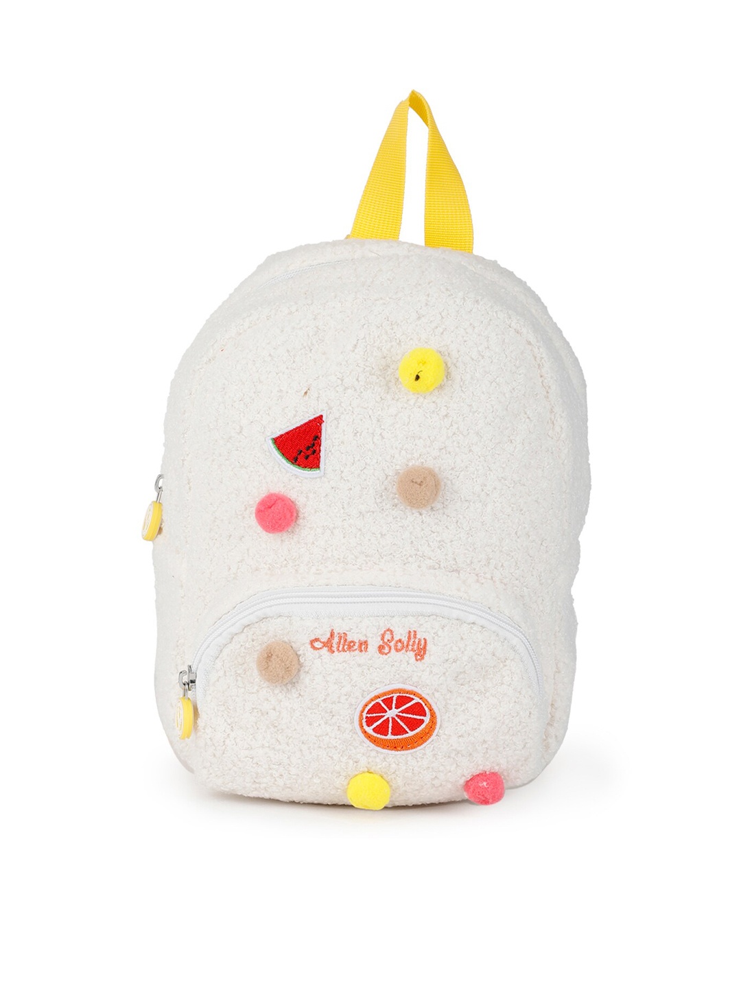 

Allen Solly Junior Girls White Textured Backpack
