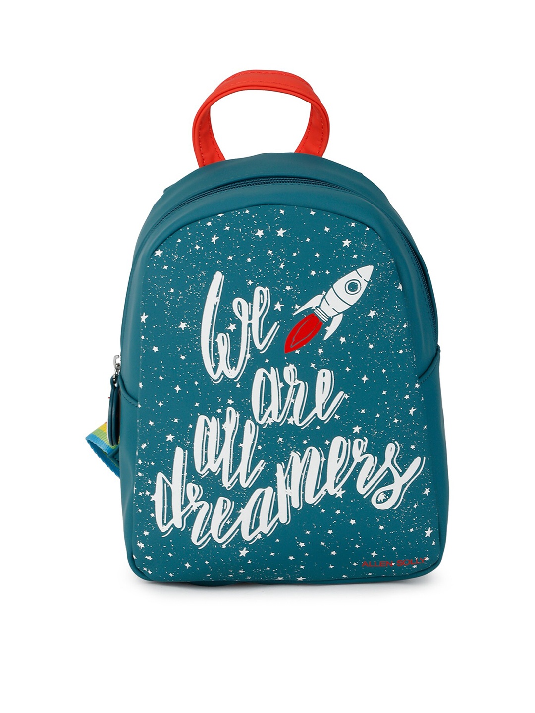 

Allen Solly Junior Girls Blue & White Backpack