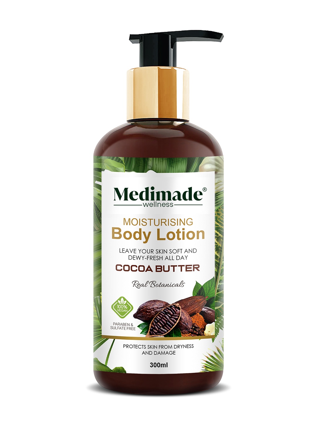 

Medimade Cocoa Butter Body Lotion 300 ml, Brown