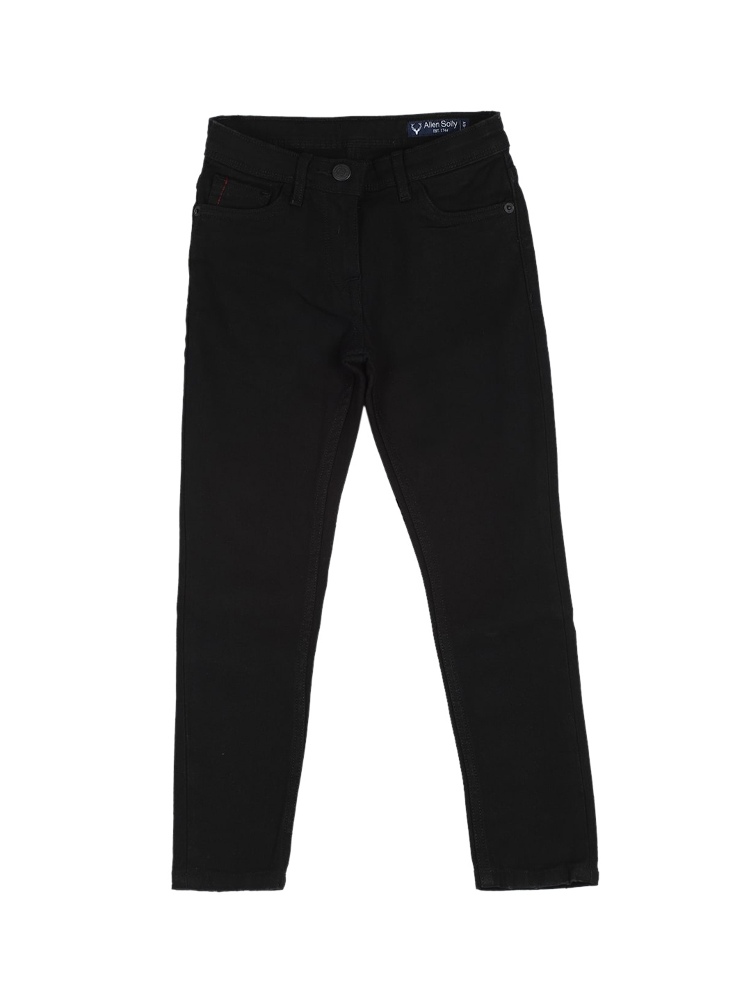 

Allen Solly Junior Girls Black Skinny Fit Cotton Jeans
