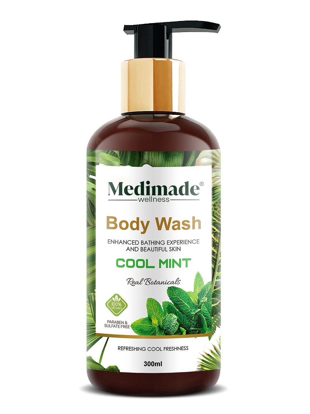 

Medimade Cooling Mint Body Wash - 300 ml, Green