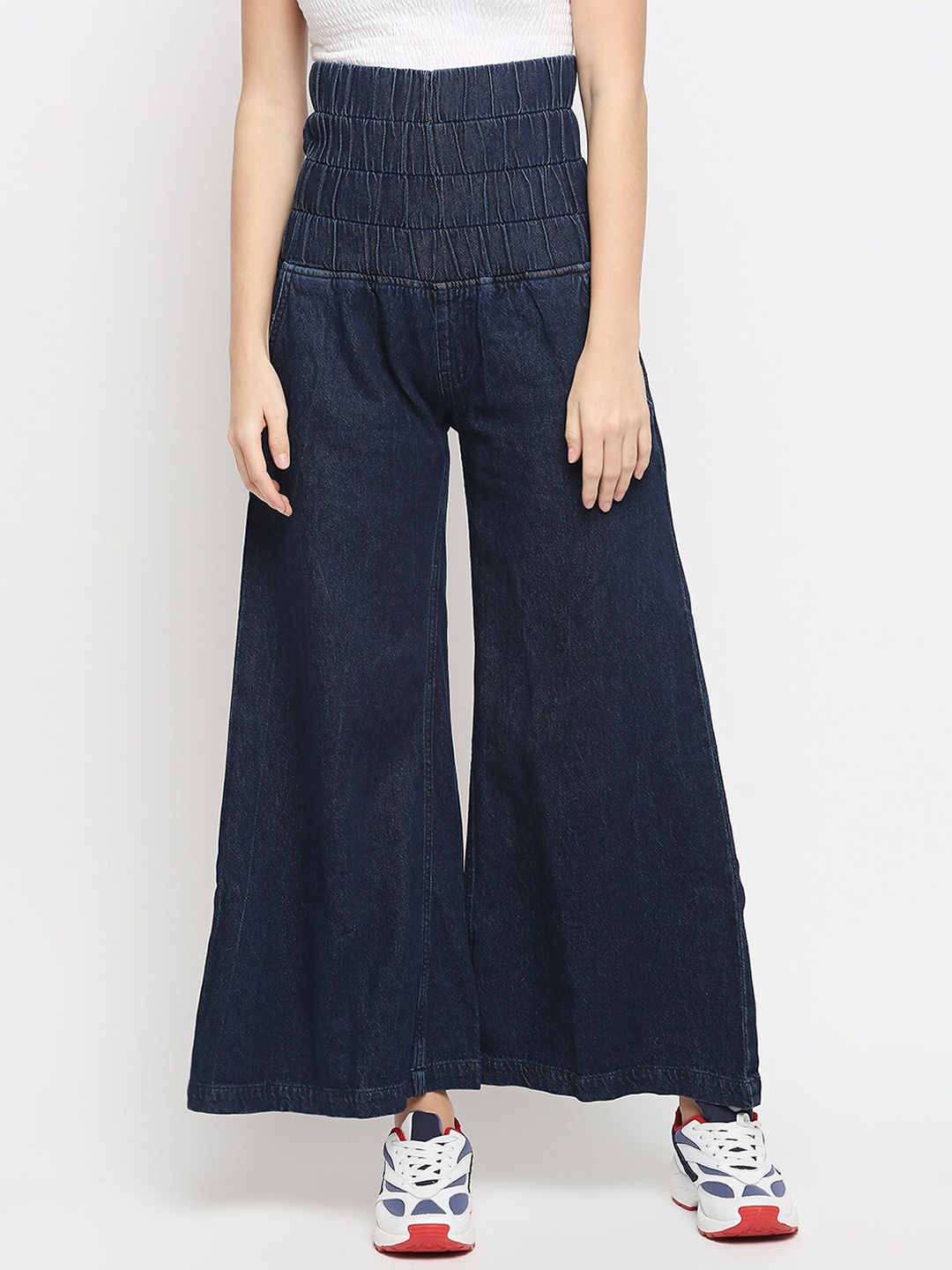 

FREAKINS Women Blue Relaxed Fit High-Rise Jeans