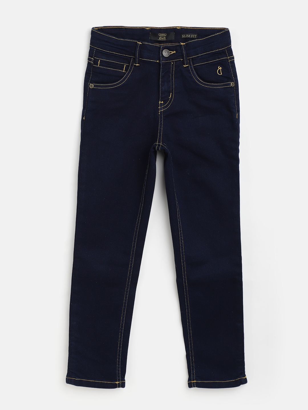 

Gini and Jony Boys Navy Blue Slim Fit Clean Look Stretchable Jeans