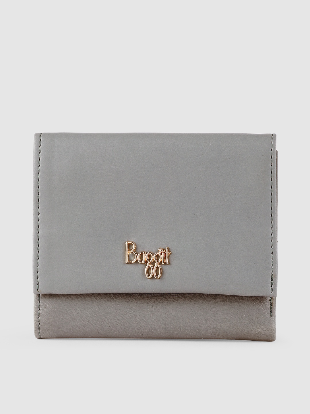 

Baggit Women Light Blue Three Fold Wallet