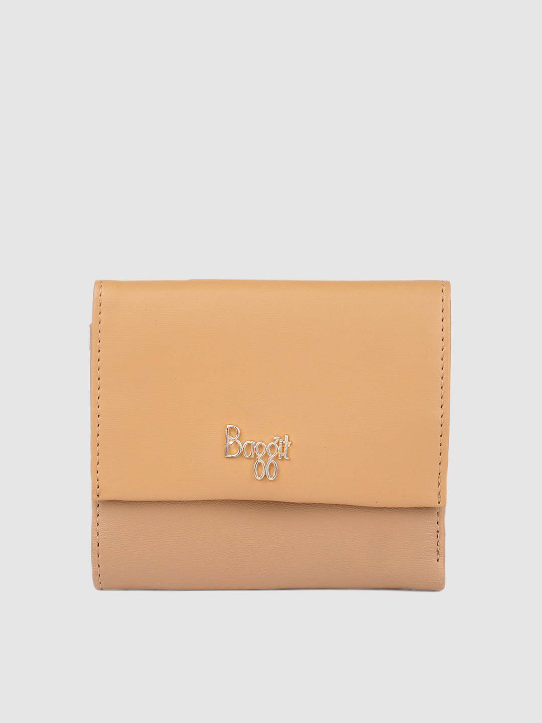 

Baggit Women Beige Three Fold Wallet