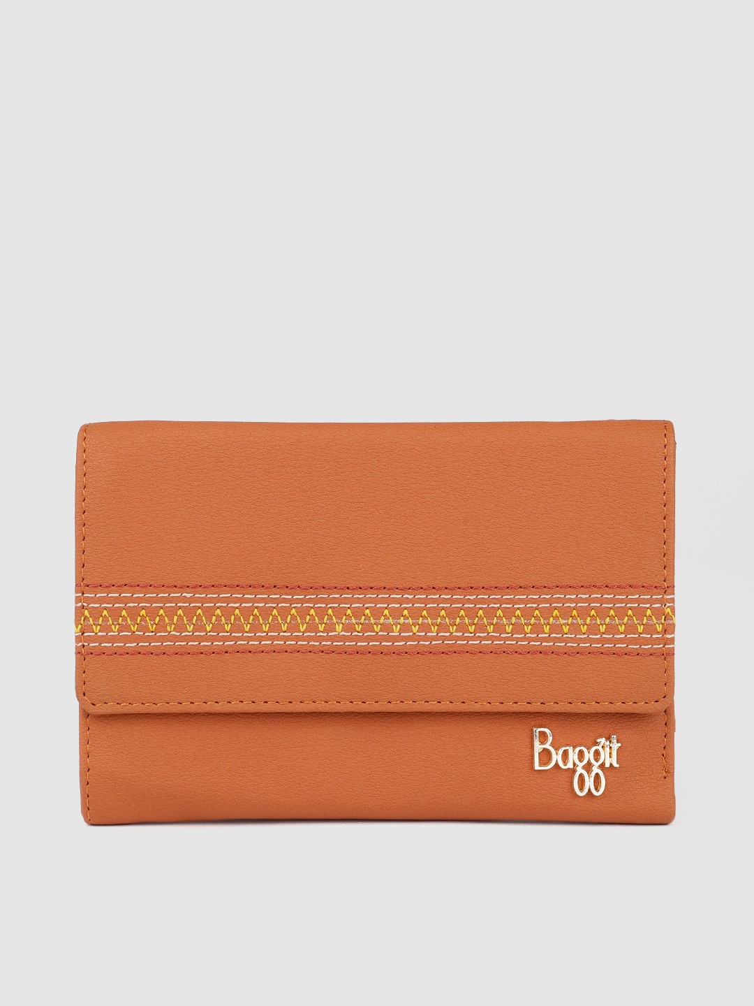 

Baggit Women Brown Three Fold Wallet