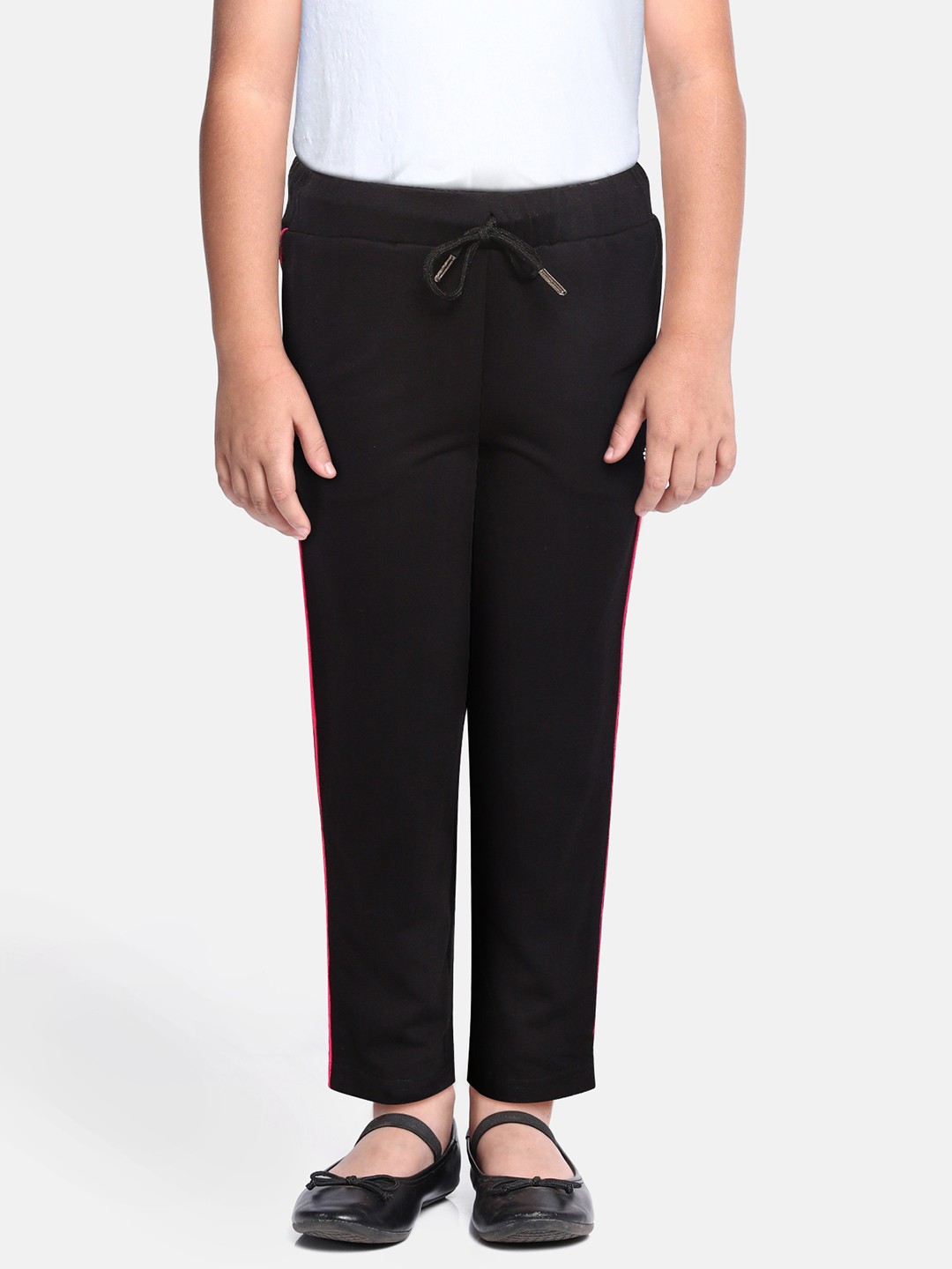 

Monte Carlo Girls Black Solid Track Pants