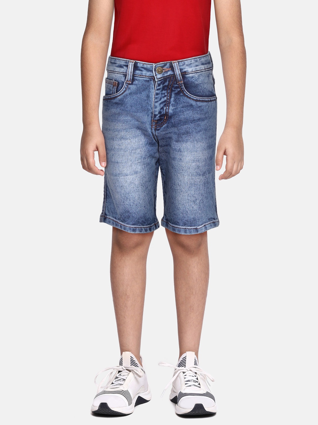 

Monte Carlo Boys Blue Washed Cotton Denim Shorts