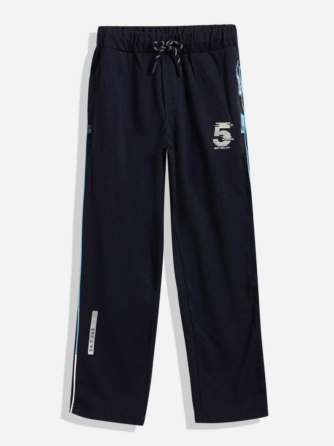 

Monte Carlo Boys Navy Blue Printed Detail Track Pants