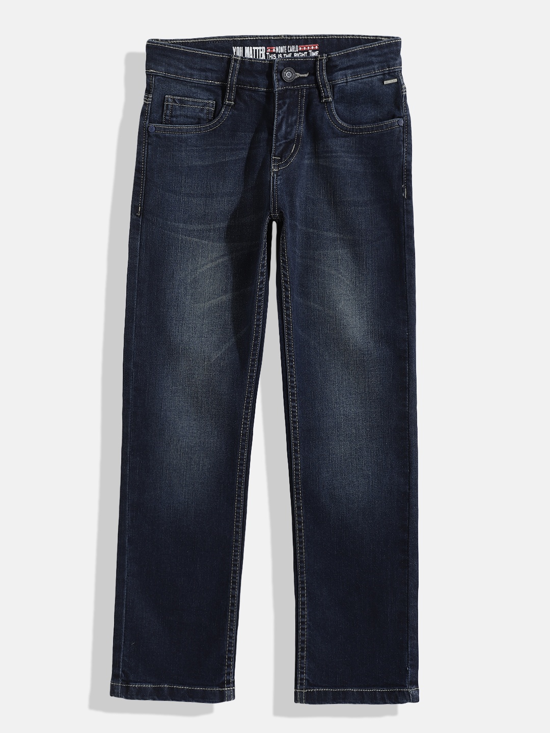 

Monte Carlo Boys Navy Blue Light Fade Jeans