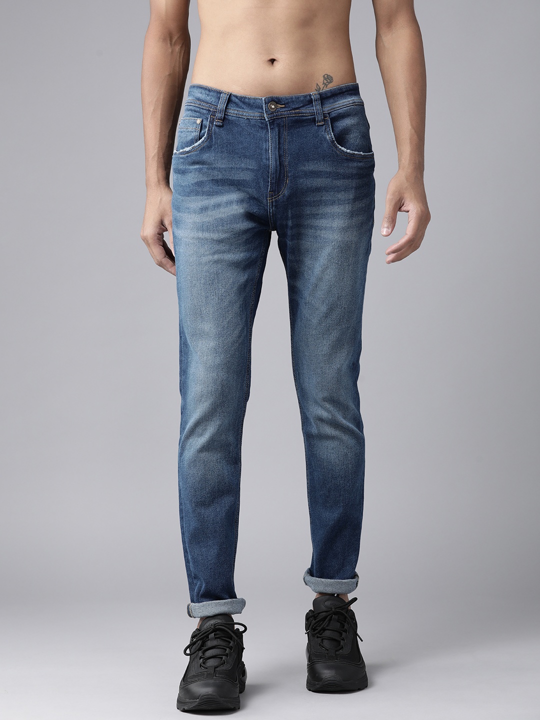 

Roadster Men Blue Skinny Fit Light Fade Stretchable Jeans