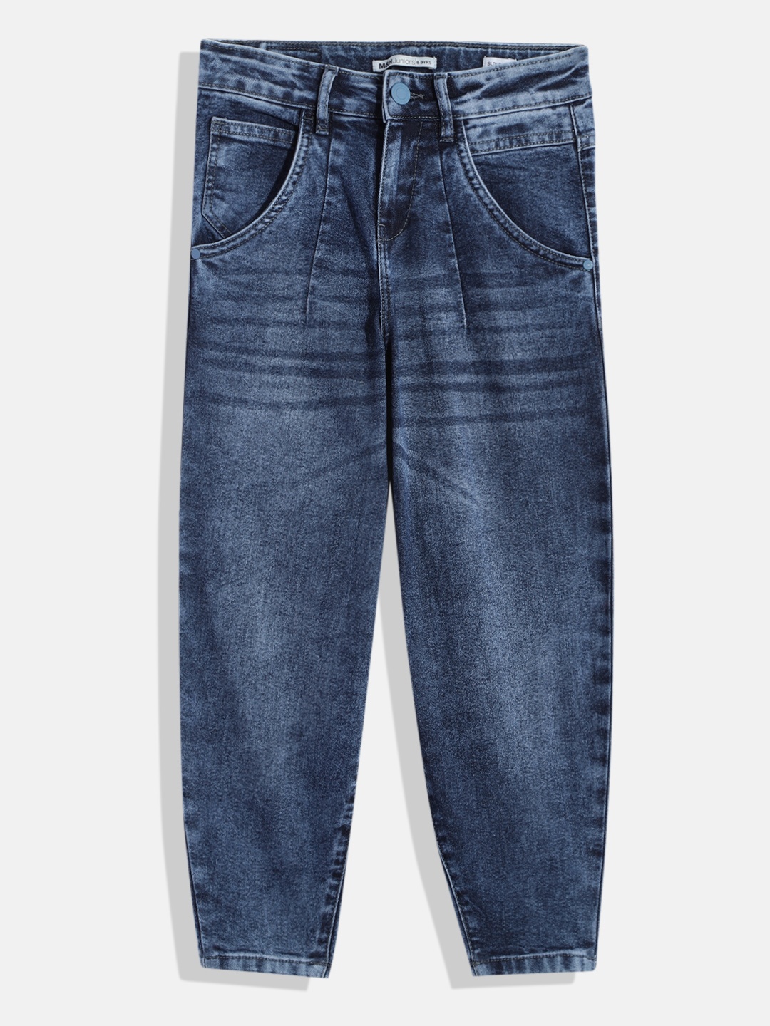 

M&H Juniors Girls Slim Fit Clean look Stretchable Jeans, Blue