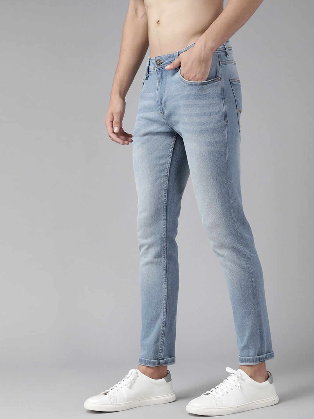 

Roadster Men Blue Skinny Fit Light Fade Stretchable Jeans