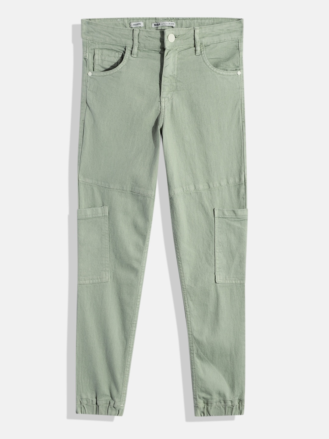 

M&H Juniors Girls Clean Look Stretchable Jogger Jeans, Green