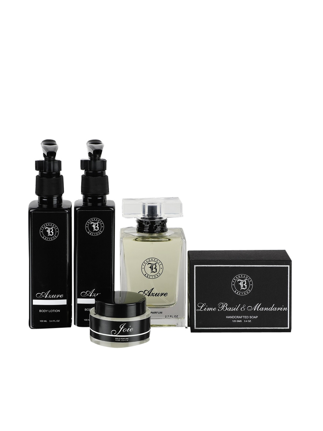 

Fragrance & Beyond Men 5-Pieces Fragrance Gift Set, Black