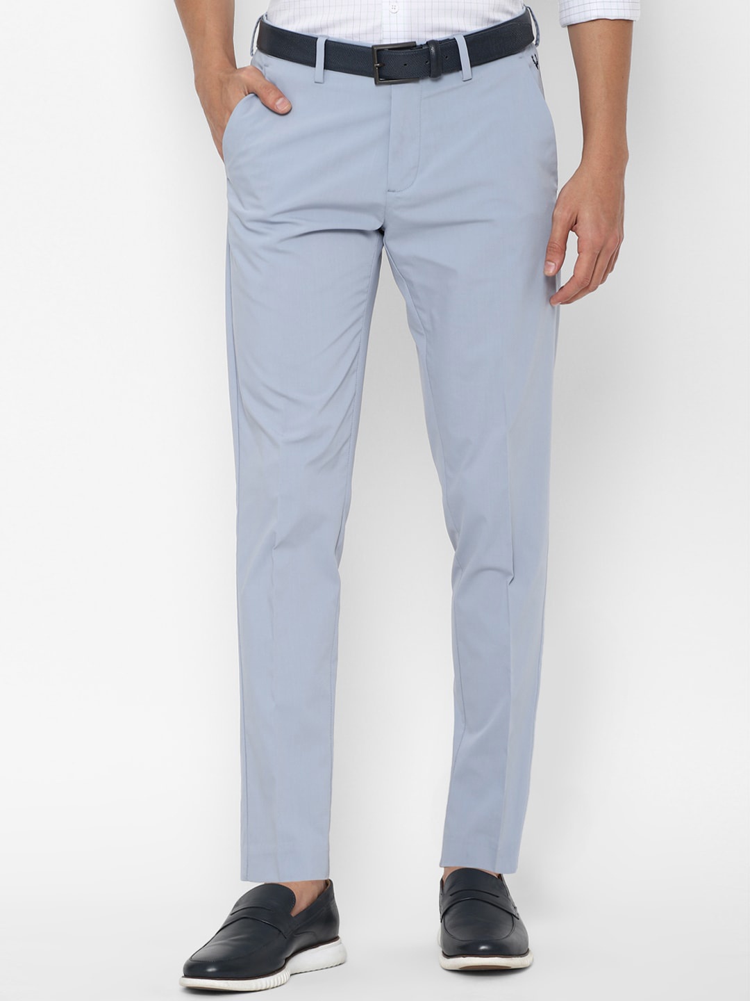 

Allen Solly Men Blue Slim Fit Trousers