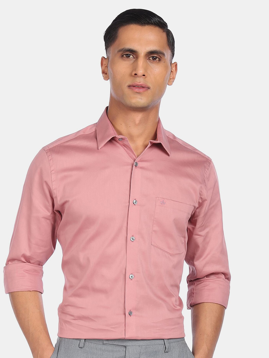 

Arrow Men Pink Formal Shirt