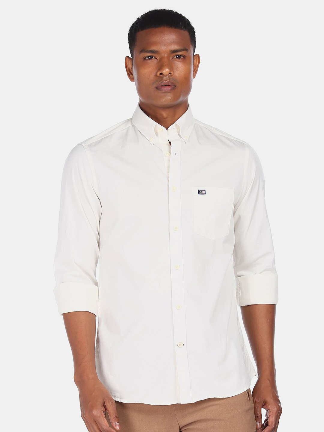 

Arrow Sport Men White Casual Shirt