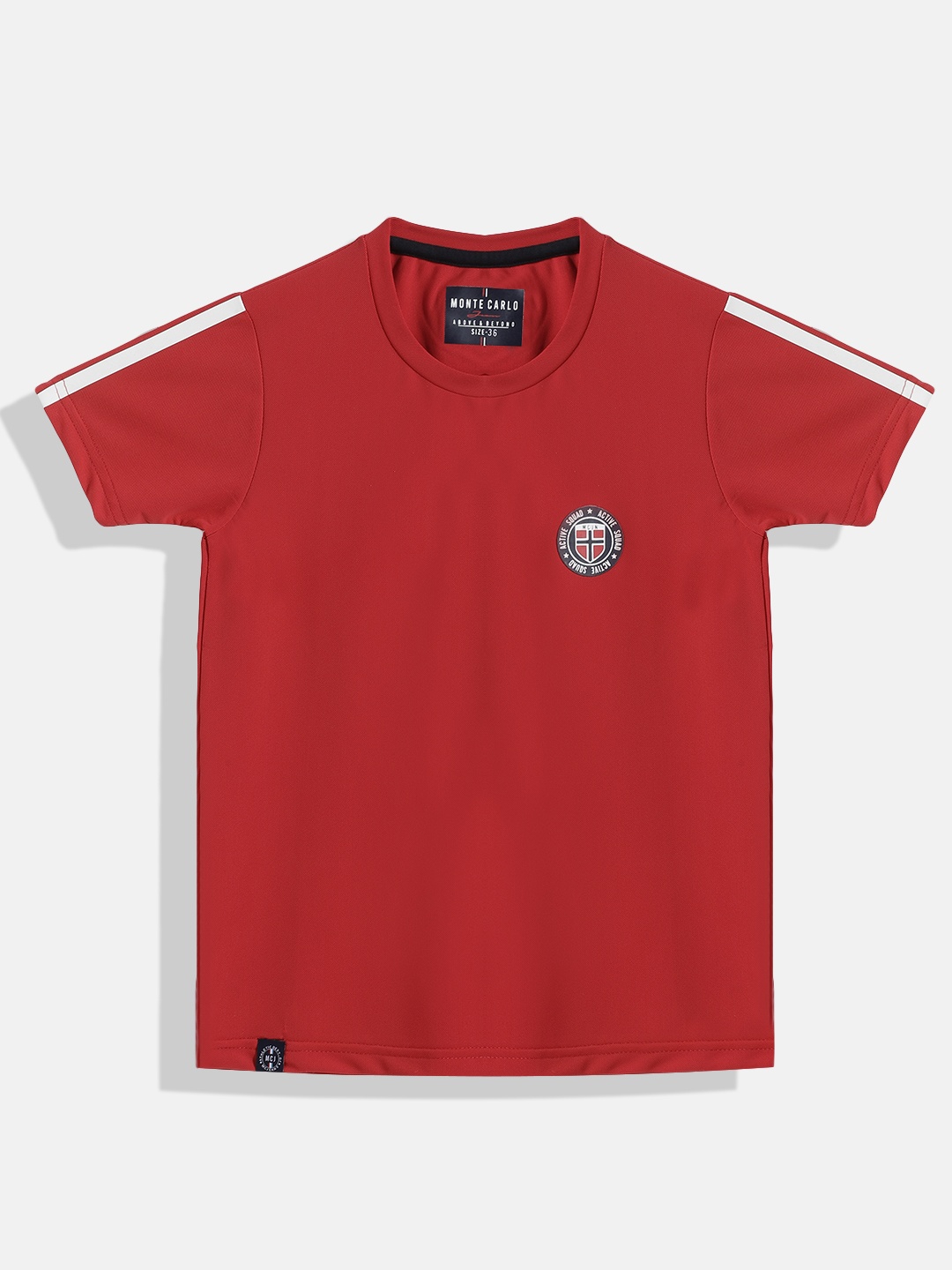 

Monte Carlo Boys Red Solid T-shirt